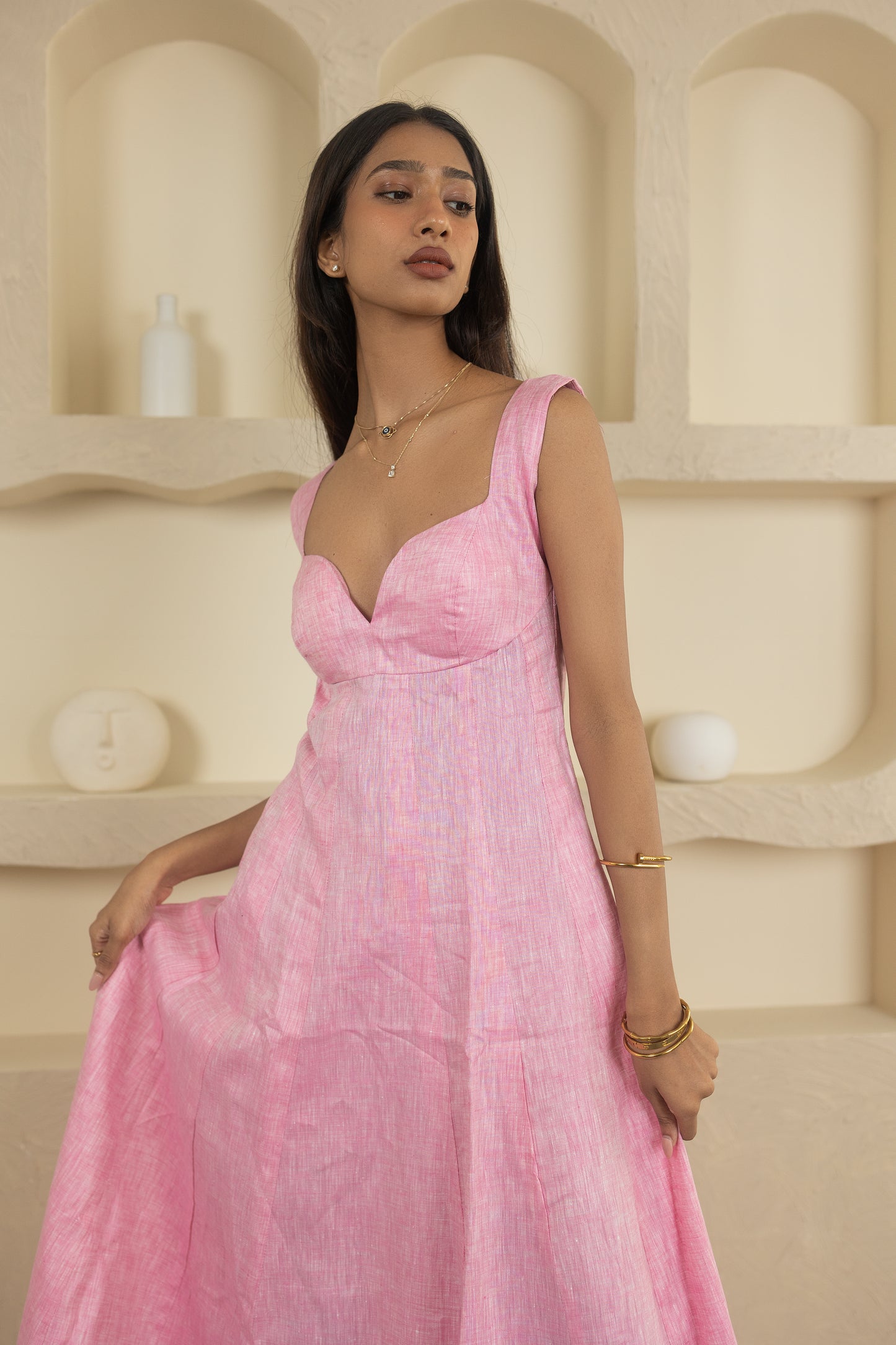 pink maxi