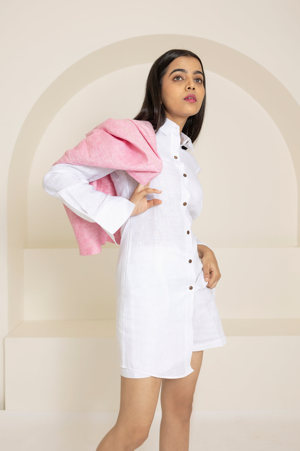 White Shirt and Trousers