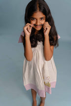 Milk Petal Linen Dress