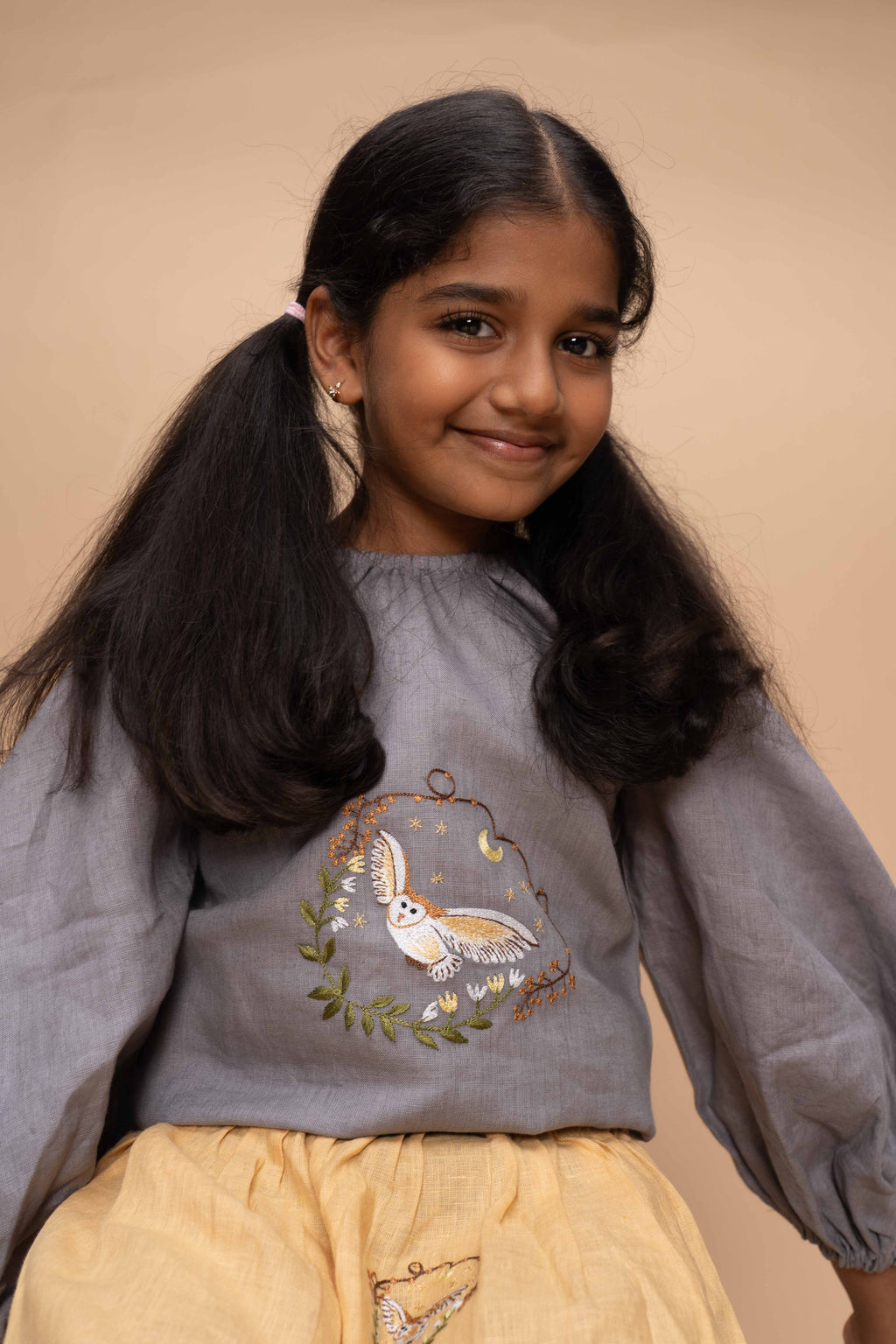 Sun Grain Linen Top & Skirt