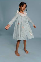 Blue Mist Linen Dress