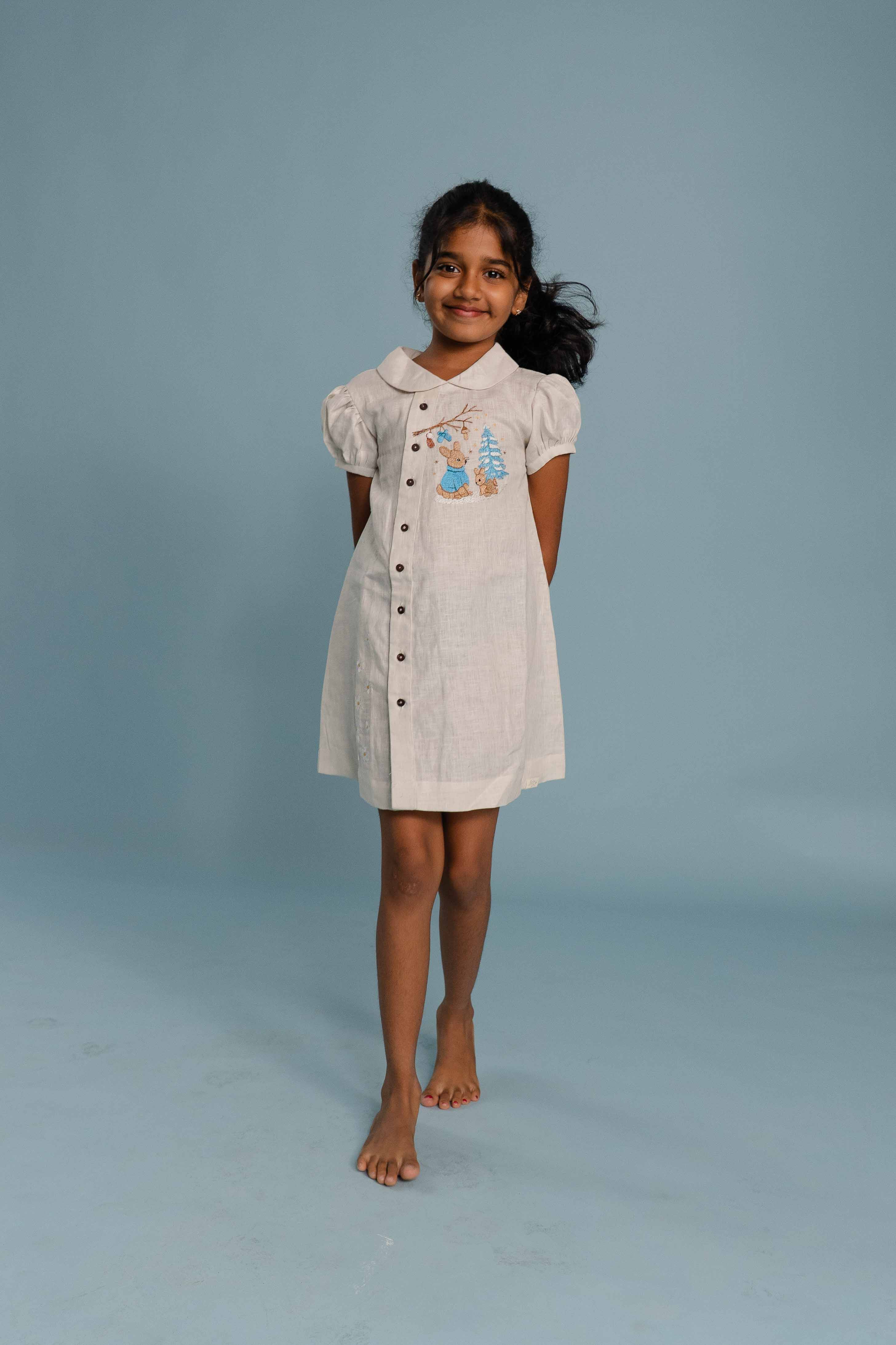 Sand Path Linen Dress