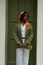 Sage Green Relaxed Jacket