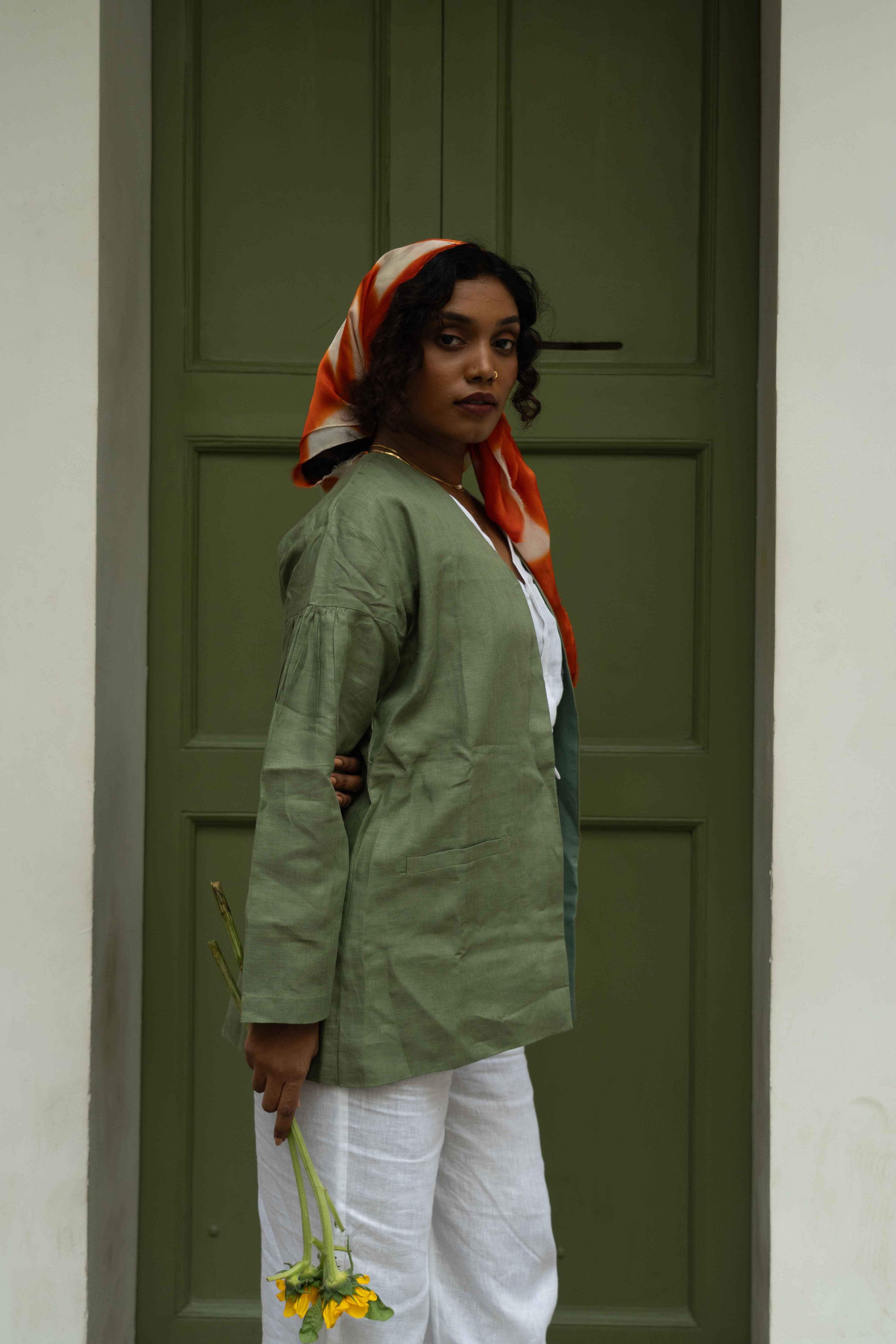 Sage Green Relaxed Jacket