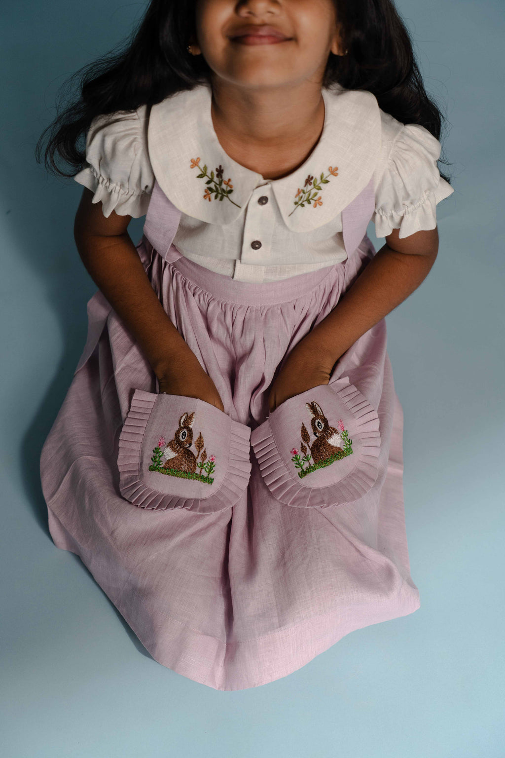 Quiet Lilac Linen Dress
