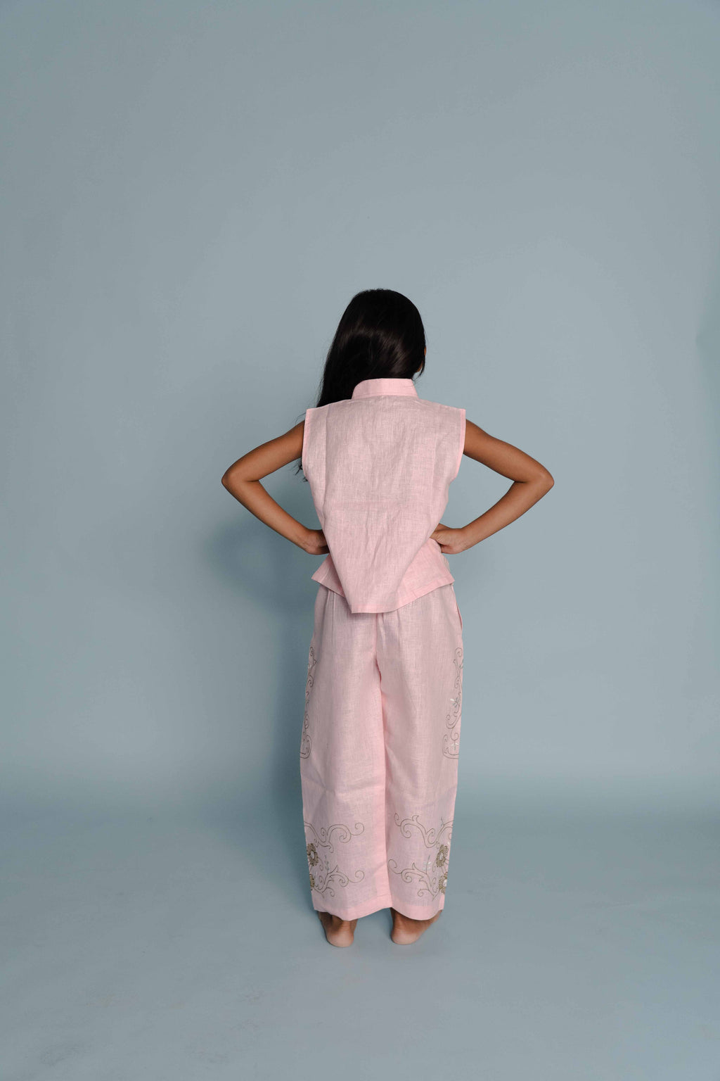 Soft Blush Linen Co-ord