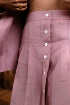 Blush pink linen
