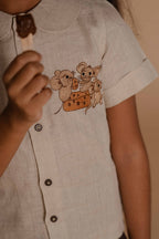 Earth Play Linen Shirt Set